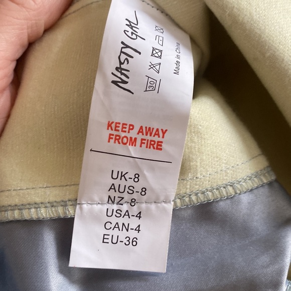 NEW Nasty Gal Faux Leather Skirt - Picture 6 of 6